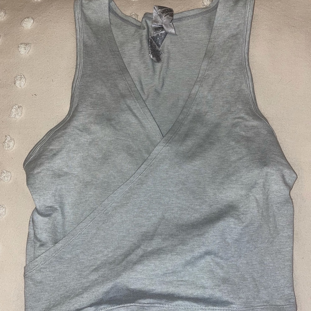 Lorna Jane v-neck cross body top